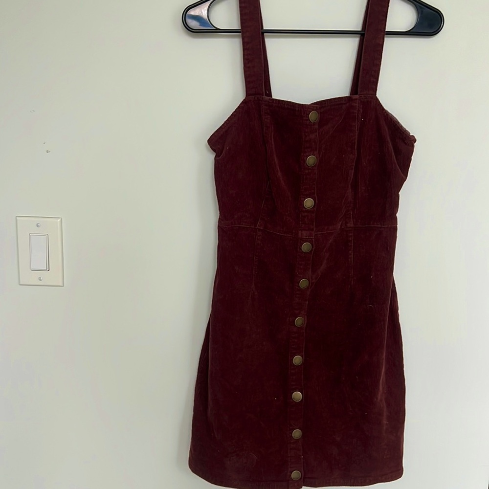 Corduroy Billabong Button-down Dress